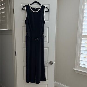 Karl Lagerfeld Black and White Pantsuit